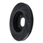 R1 11-19 Ford Fiesta (USA/Canada) Front Right Drilled & Slotted Black Brake Rotor