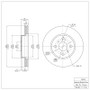 DFC 06-19 Scion IQ Front Brake Rotor