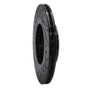 R1 93-06 Infiniti G20 Front Right Drilled & Slotted Black Brake Rotor