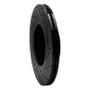 R1 89-99 Infiniti I30 Front Left Drilled & Slotted Black Brake Rotor