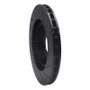 R1 94-04 Ford Mustang Front Left Drilled & Slotted Black Brake Rotor