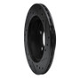 R1 93-98 Ford Thunderbird Rear Left Drilled & Slotted Black Brake Rotor