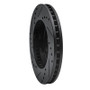 R1 70-93 Ford Taurus (Excl SHO) Front Right Drilled & Slotted Black Brake Rotor