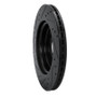R1 10-25 Buick Regal Rear Right Drilled & Slotted Black Brake Rotor