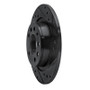 R1 06-10 Pontiac Solstice Rear Right Drilled & Slotted Black Brake Rotor