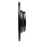R1 12-18 Mercedes-Benz GLE350 Rear Right Drilled & Slotted Black Brake Rotor