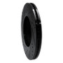 R1 04-12 Chevrolet Cobalt Front Right Drilled & Slotted Black Brake Rotor