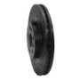 R1 06-12 Mercedes-Benz ML500 (USA/Canada) Front Right Drilled & Slotted Black Brake Rotor