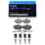 R1 02-10 Nissan Platina(Mexico) Front Semi Met Pads & Hardware Kit