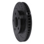R1 97-05 Buick Century Front Right Drilled & Slotted Black Brake Rotor