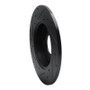 R1 92-05 Buick Park Avenue Rear Right Drilled & Slotted Black Brake Rotor