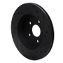 R1 88-88 Pontiac Fiero Front/Rear Left Drilled & Slotted Black Brake Rotor