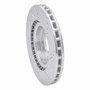 R1 03-08 Infiniti G35 Front Left Drilled & Slotted Silver Brake Rotor