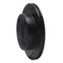 R1 89-01 Chevrolet Metro Front Left Drilled & Slotted Black Brake Rotor