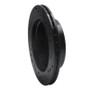 R1 89-01 Chevrolet Metro Front Left Drilled & Slotted Black Brake Rotor