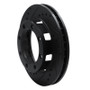 R1 71-91 Chevrolet C30 Pickup Front Left Drilled & Slotted Black Brake Rotor