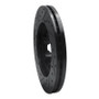 R1 04-08 Chevrolet Colorado Front Right Drilled & Slotted Black Brake Rotor