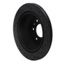 R1 02-09 Buick Rainier Rear Left Drilled & Slotted Black Brake Rotor