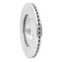 R1 03-05 Nissan Maxima Front Right Drilled & Slotted Silver Brake Rotor