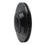 R1 02-05 Buick Rainier Front Right Drilled & Slotted Black Brake Rotor