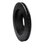 R1 02-05 Buick Rainier Front Right Drilled & Slotted Black Brake Rotor
