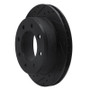 R1 99-25 Chevrolet Silverado 1500 Rear Left Drilled & Slotted Black Brake Rotor