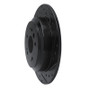 R1 16-25 Honda Ridgeline Rear Right Drilled & Slotted Black Brake Rotor