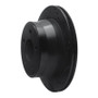 R1 97-05 Chevrolet S10 Rear Right Drilled & Slotted Black Brake Rotor