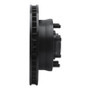 R1 93-95 Chevrolet G30 Front Right Drilled & Slotted Black Brake Rotor