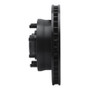 R1 93-95 Chevrolet G30 Front Left Drilled & Slotted Black Brake Rotor