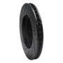 R1 05-10 Honda Odyssey Front Right Drilled & Slotted Black Brake Rotor