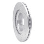 R1 13-19 Mercedes-Benz GL350 Front Right Drilled & Slotted Silver Brake Rotor