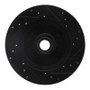 R1 88-94 Chevrolet C1500 Front Left Drilled & Slotted Black Brake Rotor