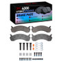 DFC 98-25 BEAVER MOTORCOACH CONTESSA Front/Rear4000 HybriDynamic Brake Pads & Hardware Kit