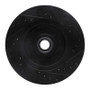 R1 69-96 Buick Riviera Front Left Drilled & Slotted Black Brake Rotor