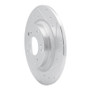 R1 00-09 Honda S2000 Rear Right Drilled & Slotted Silver Brake Rotor