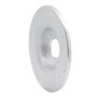 R1 00-09 Honda S2000 Rear Left Drilled & Slotted Silver Brake Rotor