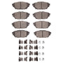 R1 12-20 Freightliner FL360 (Mexico) Front/Rear Ceramic Pads & Hardware Kit
