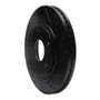 R1 06-11 Chevrolet HHR Front Right Drilled & Slotted Black Brake Rotor