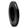 R1 97-05 Chevrolet Classic Front Left Drilled & Slotted Black Brake Rotor
