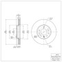 DFC 03-11 Cadillac BLS (Mexico) Front Brake Rotor