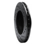 R1 85-91 Buick Skylark Front Left Drilled & Slotted Black Brake Rotor