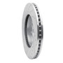 R1 02-06 Ford Expedition Front Right Drilled & Slotted Silver Brake Rotor