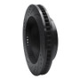R1 06-11 Cadillac DTS Front Right Drilled & Slotted Black Brake Rotor