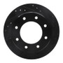 R1 00-11 Cadillac DTS Rear Right Drilled & Slotted Black Brake Rotor
