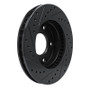R1 69-78 Cadillac Eldorado Rear/Front Right Drilled & Slotted Black Brake Rotor