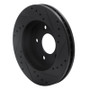 R1 01-07 Buick Rendezvous Front Left Drilled & Slotted Black Brake Rotor