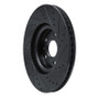 R1 13-19 Buick Regal Front Left Drilled & Slotted Black Brake Rotor