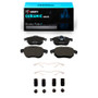 R1 03-11 Cadillac BLS (Mexico) Front Ceramic Pads & Hardware Kit