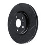 R1 13-19 Buick Regal Front Right Drilled & Slotted Black Brake Rotor